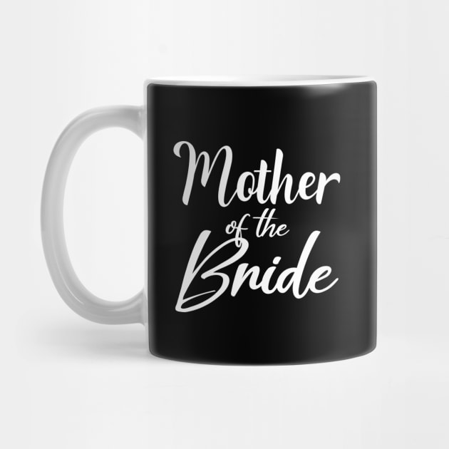 Mother of The Bride Letter Print Cute Mommy Women Funny Graphic Mothers Day by xoclothes